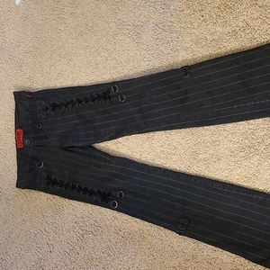 Tripp boot cut pin stripe pants